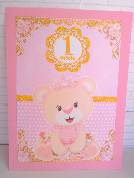 Painel Ursinha Princesa