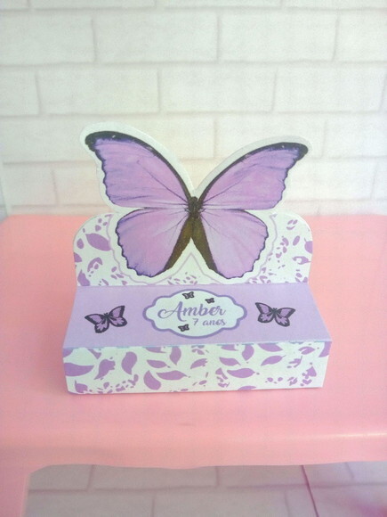 Porta Bis Borboleta Lilás