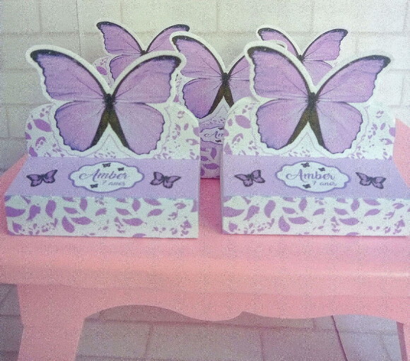 Porta Bis Borboleta Lilás