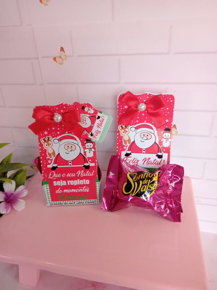 Porta Bombom Feliz Natal