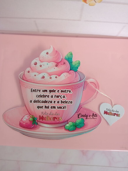 Sachê de Chá Personalizado Dia da Mulher
