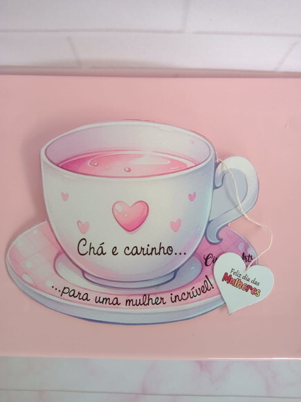 Sachê de Chá Personalizado Dia da Mulher