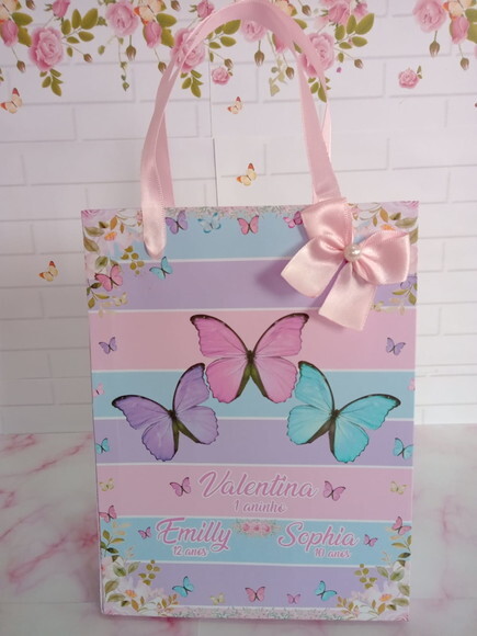 Sacolinha Borboleta Candy Color 2.0 -m