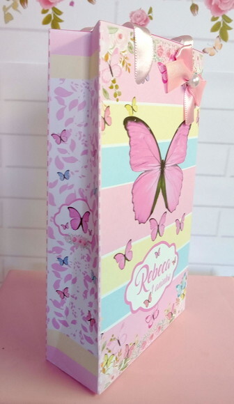 Sacolinha Borboleta Candy Color-p