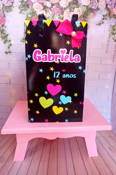 Sacolinha Festa Neon P