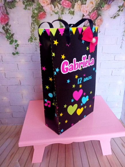 Sacolinha Festa Neon P