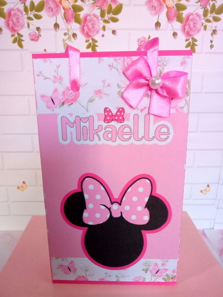Sacolinha Jardim da Minnie Rosa-p