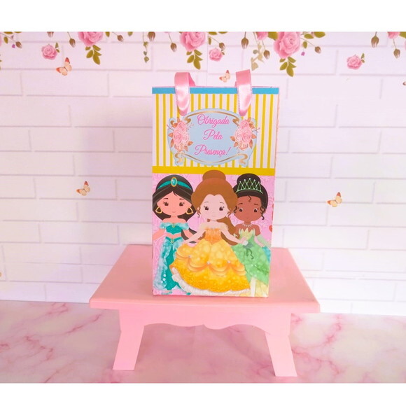 Sacolinha Princesas Cute -p