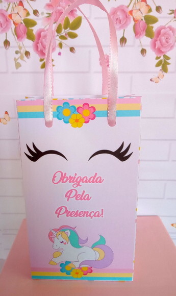 Sacolinha Unicórnio-p