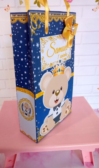 Sacolinha Ursinho Príncipe P