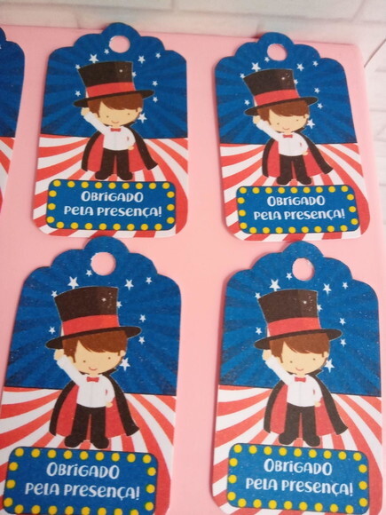Tag de Agradecimento Circo Menino