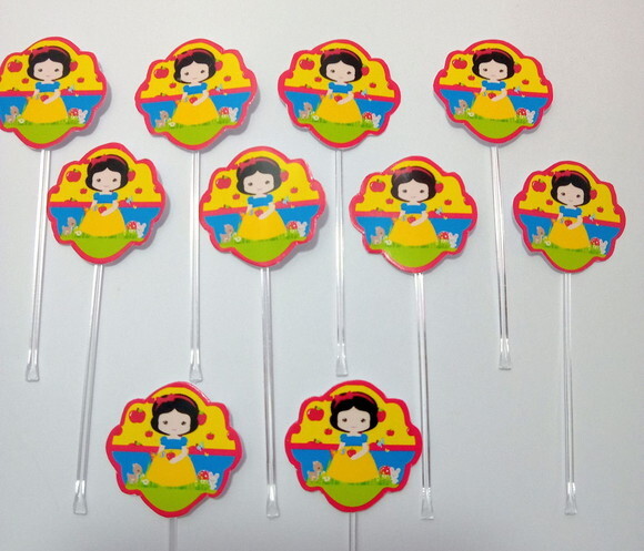 Topper Docinhos Branca de Neve Cute-kit 1