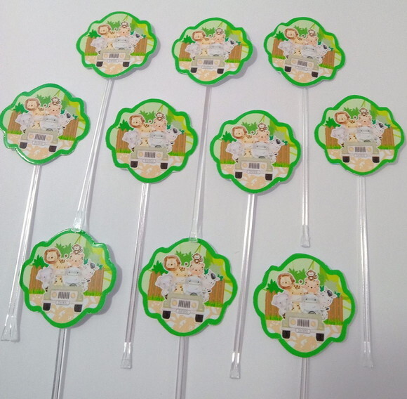 Topper Docinhos Safari Menino