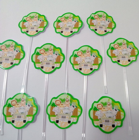 Topper Docinhos Safari Menino -kit 1
