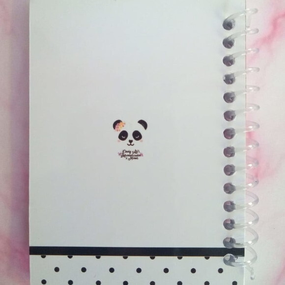 Caderninho/bloq. e Lápis Panda Menina 2.1-10x14/40fls Br
