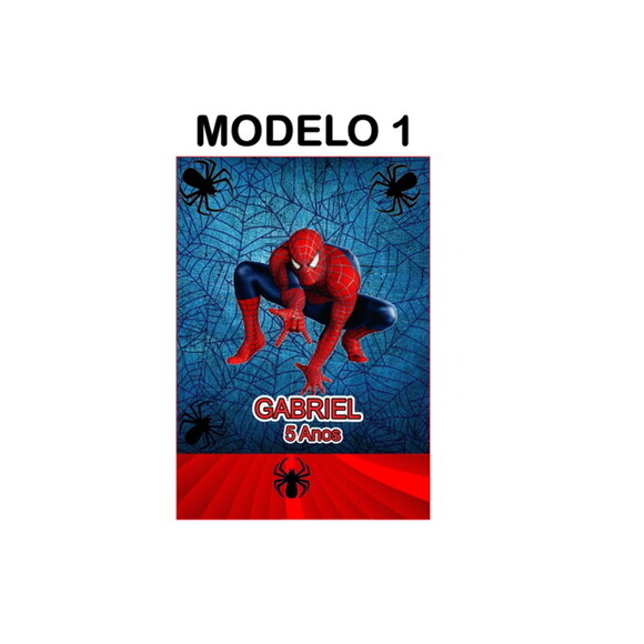 Caderninho/bloquinho Homem Aranha -10x14 40 F. Brancas
