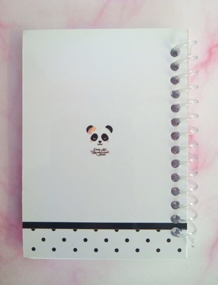 Caderninho/bloquinho Panda Menina 2.1-10x14 40 F. Brancas