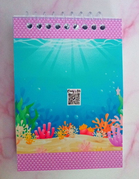 Caderninho/bloquinho Pequena Sereia Cute 2.0 -10x14 40fl/bra