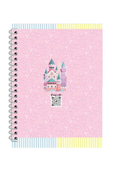Caderninho/bloquinho Princesas Cute-10x14 40 F. Brancas