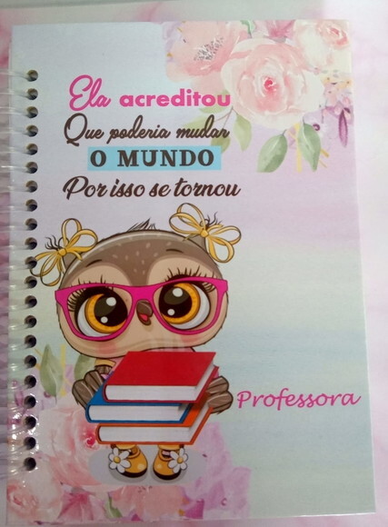 Caderninho/bloquinho Professora -10x14 40 F. Brancas