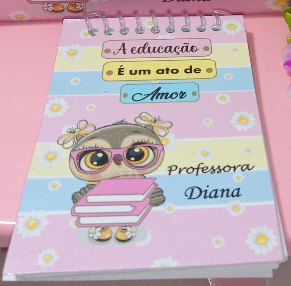 Caderninho/bloquinho Professora Candy -10x14 40 F. Brancas