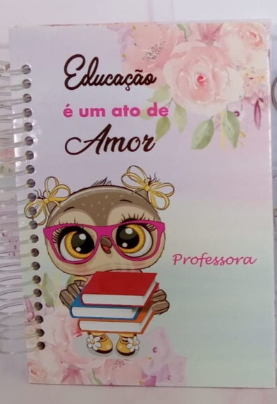 Caderninho/bloquinho Professora -10x14 40 F. Brancas