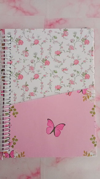 Agenda 2026 Floral Borboleta -200 Folhas