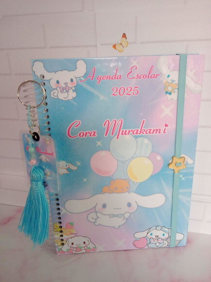 Agenda Escolar A5 Permanente 50 Folhas -cinnamoroll