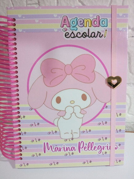 Agenda Escolar A5 Permanente 50 Folhas -my Melody