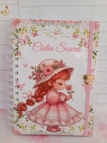 Agenda Permanente 2026 Jardim Floral 50 Folhas