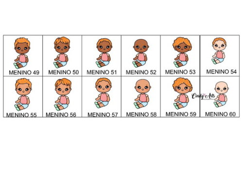 Agenda para Creche Menino-permanente/50 Folhas