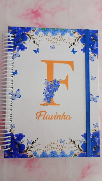 Agendas Permanente 2026 S/data Floral Borboleta -50 Folhas