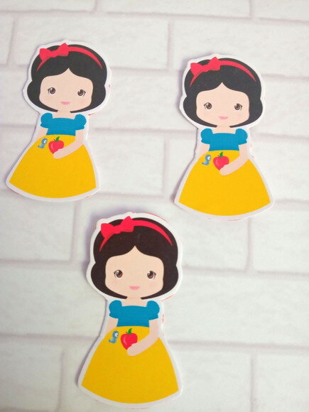 Aplique Personalizado Branca de Neve Cute