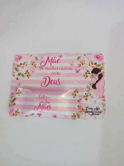 Bala na Card Dia das Mães -jardim das Abençoadas