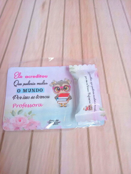 Bala na Card Dia dos Professores