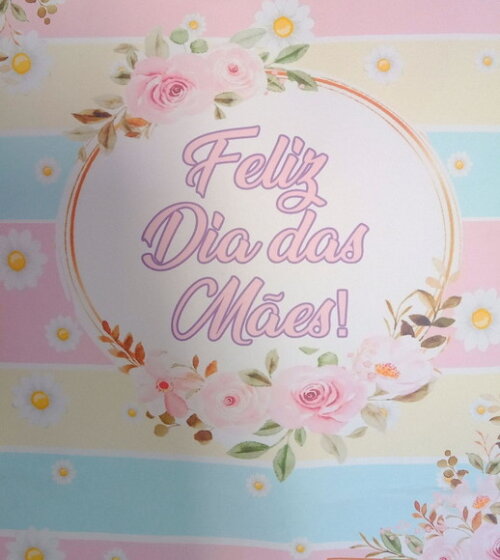 Caderninho c/ Caneta Dia das Mães Candy-10x14 40fls Brancas