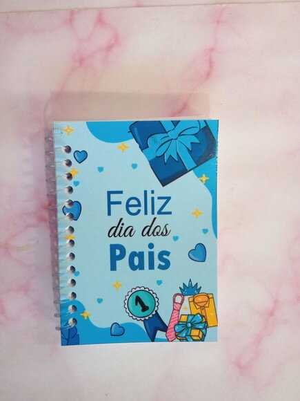 Caderninho Dia dos Pais -7x10 40fls Brancas
