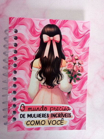 Caderninho/bloquinho Dia da Mulher-7x10 40fls Brancas