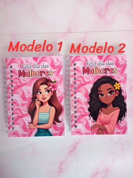 Caderninho/bloquinho Dia da Mulher-7x10 40fls Brancas