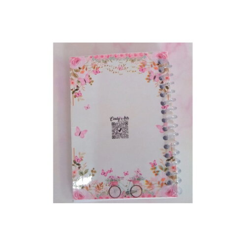 Caderninho/bloquinho Floral c Mini Lapis-7x10 40 Fls