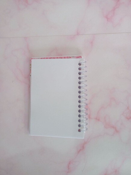 Caderninho/bloquinho Floral Rosa-10x14 40fls Brancas