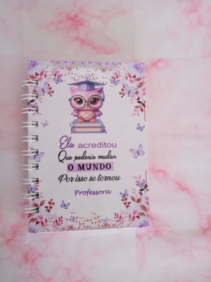 Caderninho/bloquinho Professora A6 Pautado C/100 Folhas