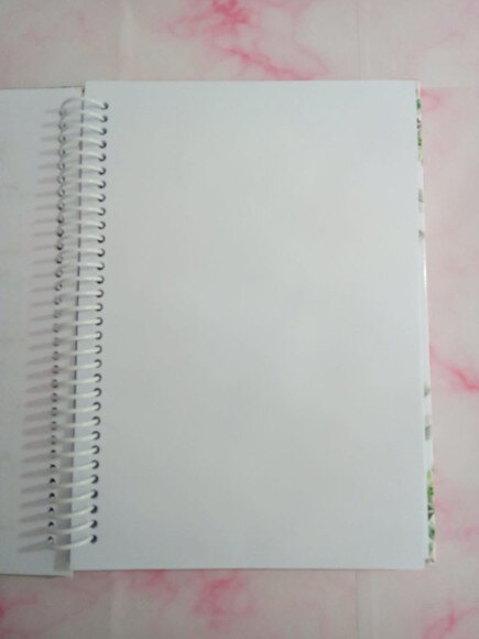 Caderno A5 Personalizado 50 Folhas Brancas