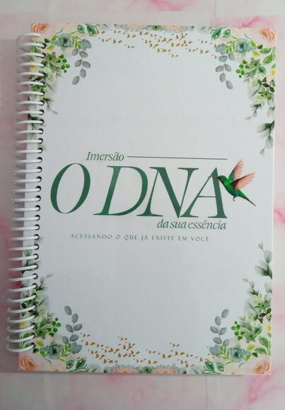 Caderno A5 Personalizado 50 Folhas Brancas
