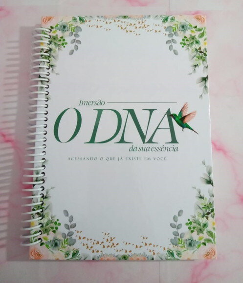 Caderno A5 Personalizado 50 Folhas Brancas