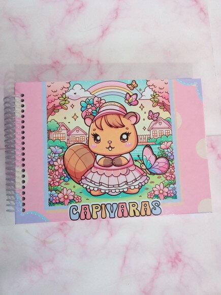 Caderno de Colorir Capivara-30 Folhas