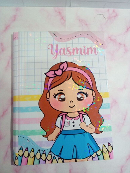 Caderno Brochura Universitário Aluninhas -96 Fls