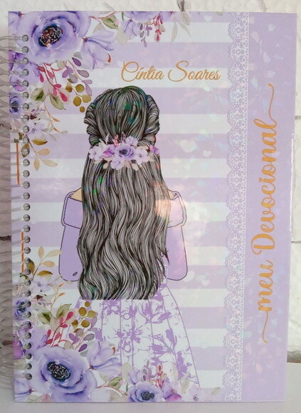 Caderno Pautado A5 100 Folhas -devocional Jardim
