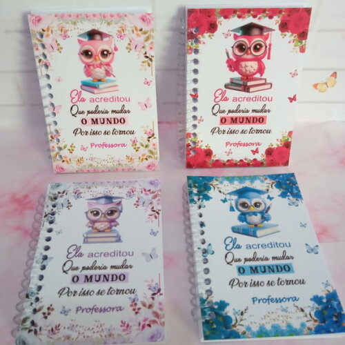 Caderno Universitário 100 Folhas Dia dos Professores
