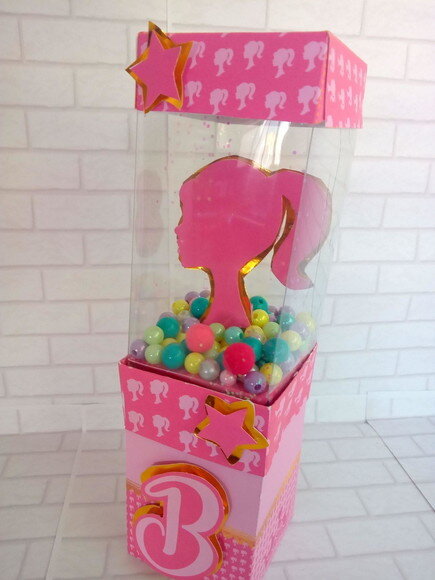 Caixa Dupla Shaker Barbie